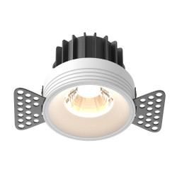 Oprawa podtynkowa aluminiowa biała DL058-12W3K-TRS-W z serii Round - Lampy Maytoni