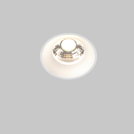 Oprawa podtynkowa aluminiowa biała DL058-12W3K-TRS-W z serii Round - Lampy Maytoni