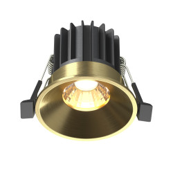 Oprawa podtynkowa aluminiowa mosiężna DL058-7W3K-BS z serii Round - Lampy Maytoni