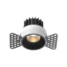 Oprawa podtynkowa aluminiowa czarna DL058-7W3K-TRS-B z serii Round - Lampy Maytoni