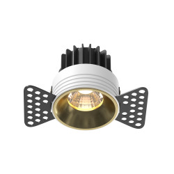 Oprawa podtynkowa aluminiowa mosiężna DL058-7W3K-TRS-BS z serii Round - Lampy Maytoni