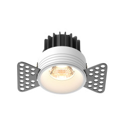 Oprawa podtynkowa aluminiowa biała DL058-7W3K-TRS-W z serii Round - Lampy Maytoni