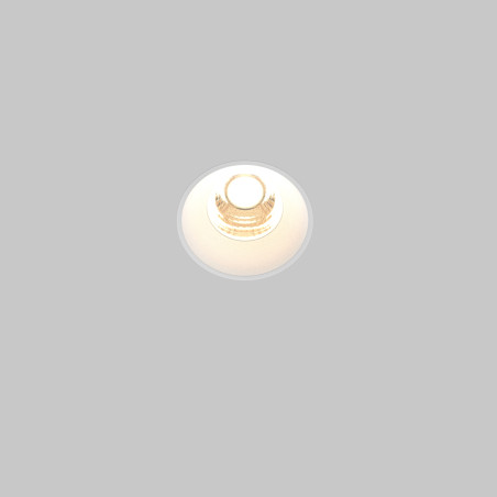 Oprawa podtynkowa aluminiowa biała DL058-7W3K-TRS-W z serii Round - Lampy Maytoni