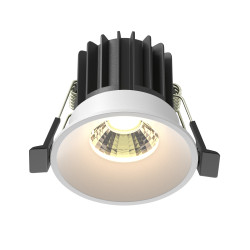 Oprawa podtynkowa aluminiowa biała DL058-7W3K-W z serii Round - Lampy Maytoni