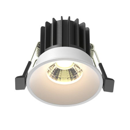 Oprawa podtynkowa aluminiowa biała DL058-7W3K-W z serii Round - Lampy Maytoni