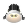 Oprawa podtynkowa aluminiowa biała DL058-7W3K-W z serii Round - Lampy Maytoni