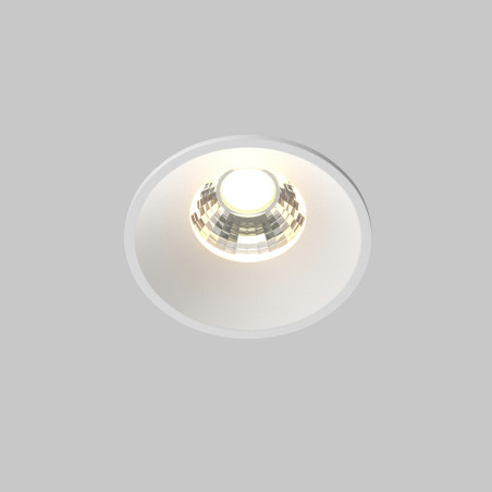 Oprawa podtynkowa aluminiowa biała DL058-7W3K-W z serii Round - Lampy Maytoni