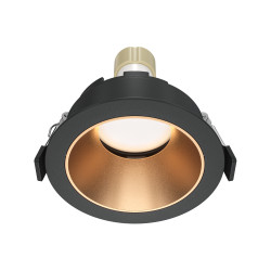 Oprawa podtynkowa aluminiowa czarno-złota matowa DL053-01BMG z serii Share - Lampy Maytoni