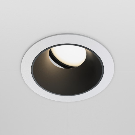 Oprawa podtynkowa aluminiowa czarno-biała DL053-01WB z serii Share - Lampy Maytoni