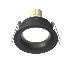 Oprawa podtynkowa aluminiowa czarna DL088-GU10-RD-B z serii Slim - Lampy Maytoni