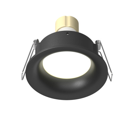 Oprawa podtynkowa aluminiowa czarna DL088-GU10-RD-B z serii Slim - Lampy Maytoni