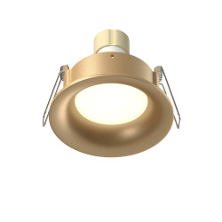Oprawa podtynkowa aluminiowa złota matowa DL088-GU10-RD-MG z serii Slim - Lampy Maytoni