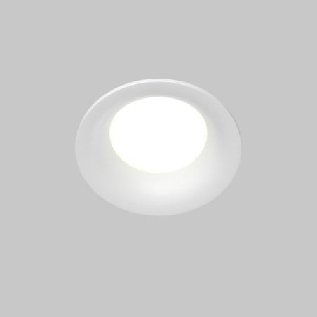 Oprawa podtynkowa aluminiowa biała DL088-GU10-RD-W z serii Slim - Lampy Maytoni