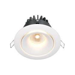 Oprawa podtynkowa aluminiowa biała DL031-L12W3K-D-W z serii Yin - Lampy Maytoni