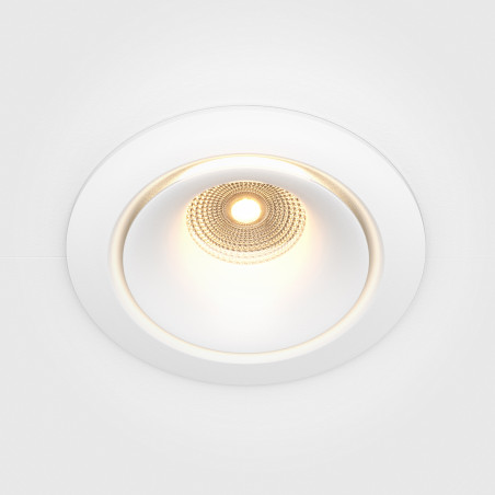 Oprawa podtynkowa aluminiowa biała DL031-L12W3K-D-W z serii Yin - Lampy Maytoni