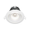 Oprawa podtynkowa aluminiowa biała DL031-L12W4K-W z serii Yin - Lampy Maytoni