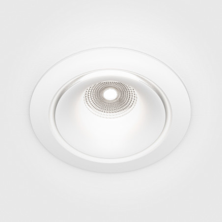 Oprawa podtynkowa aluminiowa biała DL031-L12W4K-W z serii Yin - Lampy Maytoni