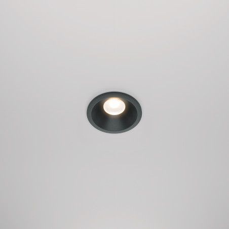 Oprawa podtynkowa aluminiowa czarna DL034-01-06W3K-B z serii Zoom - Lampy Maytoni