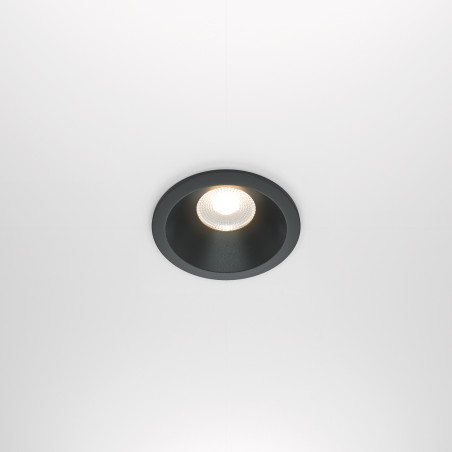 Oprawa podtynkowa aluminiowa czarna DL034-L12W3K-D-B z serii Zoom - Lampy Maytoni
