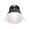 Oprawa podtynkowa aluminiowa biała DL034-L12W3K-D-W z serii Zoom - Lampy Maytoni