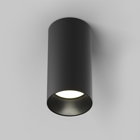 Plafon aluminiowy czarny C080CL-01-GU10-B z serii Artisan - Lampy Maytoni