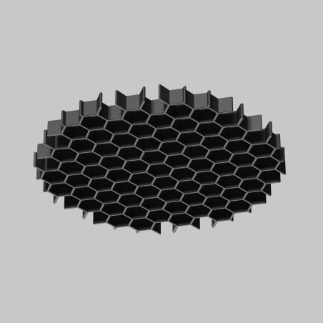 Element oprawy aluminiowy czarny HoneyComb-D45 z serii Artisan - Lampy Maytoni