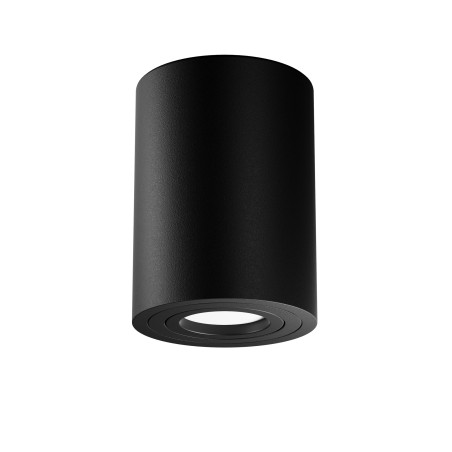 Plafon aluminiowy czarny C016CL-01B z serii Atom - Lampy Maytoni