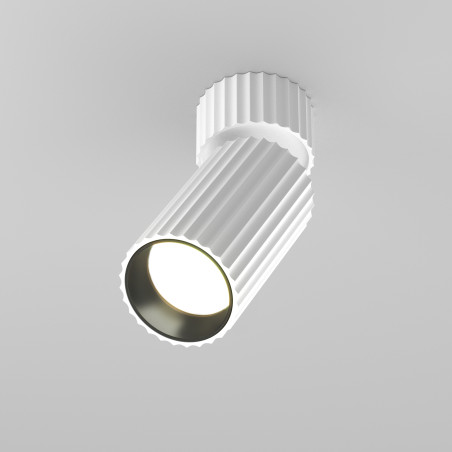 Plafon aluminiowy biały C108CL-01-GU10-W z serii Calipso - Lampy Maytoni