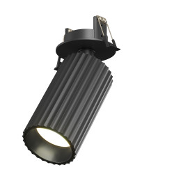 Oprawa podtynkowa aluminiowa czarna C110CL-01-GU10-B z serii Calipso - Lampy Maytoni