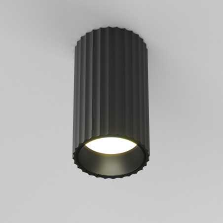 Plafon aluminiowy czarny C106CL-01-GU10-B z serii Calipso - Lampy Maytoni