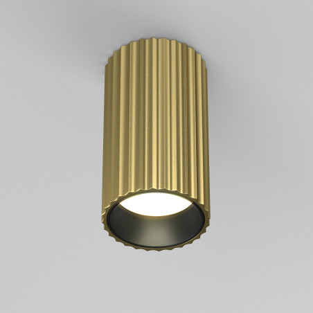 Plafon aluminiowy mosiężny C106CL-01-GU10-BS z serii Calipso - Lampy Maytoni