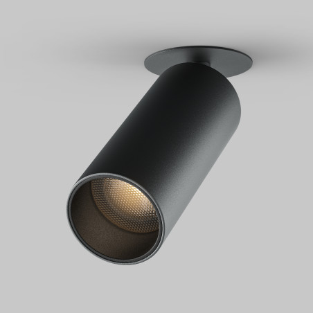 Oprawa podtynkowa aluminiowa czarna C053CL-L12W3K-W-B z serii FOCUS LED - Lampy Maytoni