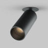 Oprawa podtynkowa aluminiowa czarna C053CL-L12W3K-W-B z serii FOCUS LED - Lampy Maytoni