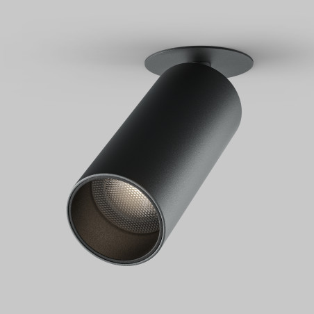 Oprawa podtynkowa aluminiowa czarna C053CL-L12W4K-W-B z serii FOCUS LED - Lampy Maytoni