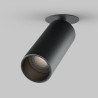Oprawa podtynkowa aluminiowa czarna C053CL-L12W4K-W-B z serii FOCUS LED - Lampy Maytoni