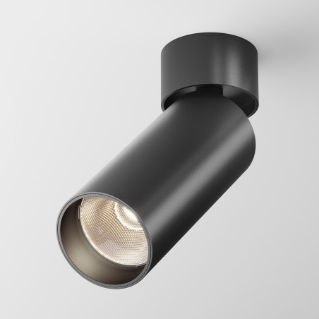 Plafon aluminiowy czarny C055CL-L12B3K-W-D-B z serii FOCUS LED - Lampy Maytoni