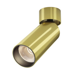 Plafon aluminiowy mosiężny C055CL-L12W3K-W-BS z serii FOCUS LED - Lampy Maytoni