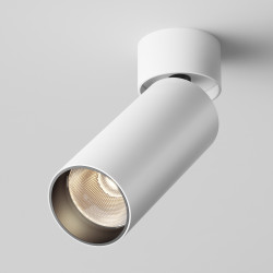 Plafon aluminiowy biały C055CL-L12W3K-W-W z serii FOCUS LED - Lampy Maytoni