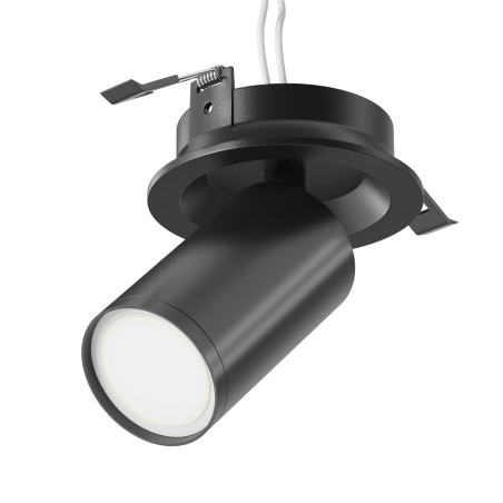 Oprawa podtynkowa aluminiowa czarna C048CL-U-1B z serii FOCUS S - Lampy Maytoni