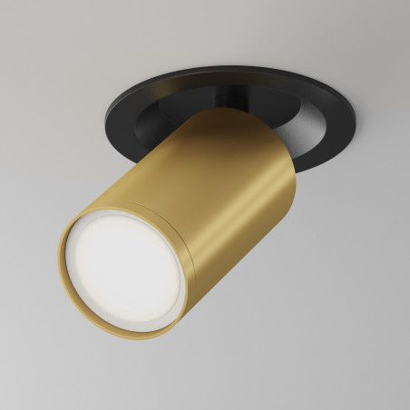 Oprawa podtynkowa aluminiowa czarna C048CL-U-1BMG z serii FOCUS S - Lampy Maytoni