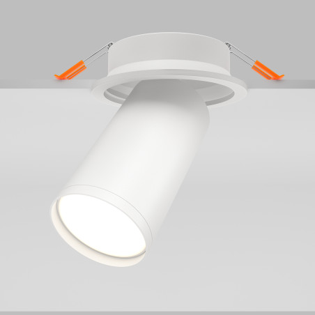 Oprawa podtynkowa aluminiowa biała C048CL-U-1W z serii FOCUS S - Lampy Maytoni