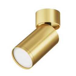 Plafon aluminiowy złoty matowy C050CL-U-1MG z serii FOCUS S - Lampy Maytoni