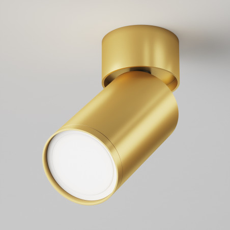 Plafon aluminiowy złoty matowy C050CL-U-1MG z serii FOCUS S - Lampy Maytoni