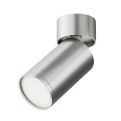 Plafon aluminiowy srebrny matowy C050CL-U-1S z serii FOCUS S - Lampy Maytoni