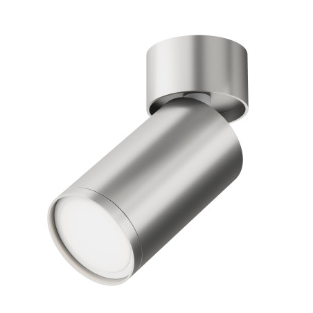 Plafon aluminiowy srebrny matowy C050CL-U-1S z serii FOCUS S - Lampy Maytoni