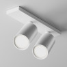 Plafon aluminiowy biały 2-punktowy C051CL-U-2W z serii FOCUS S - Lampy Maytoni