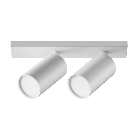Plafon aluminiowy biały 2-punktowy C051CL-U-2W z serii FOCUS S - Lampy Maytoni