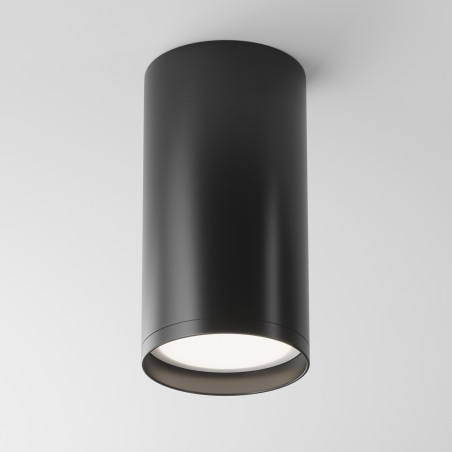 Plafon aluminiowy czarny C052CL-01B z serii FOCUS S - Lampy Maytoni