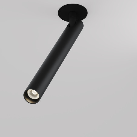 Oprawa podtynkowa aluminiowa czarna C141RS-L300-6W3K-B z serii Focus T - Lampy Maytoni