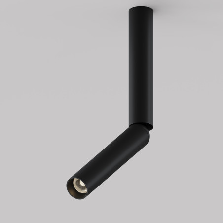 Plafon aluminiowy czarny C142CL-6W3K-B z serii Focus T - Lampy Maytoni